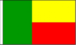 Benin Hand Waving Flags